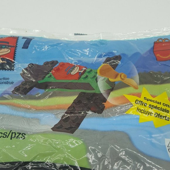 LEGO Classic McDonalds Hamburglar Plane #1841 1999 NEW #7 - Picture 2 of 3